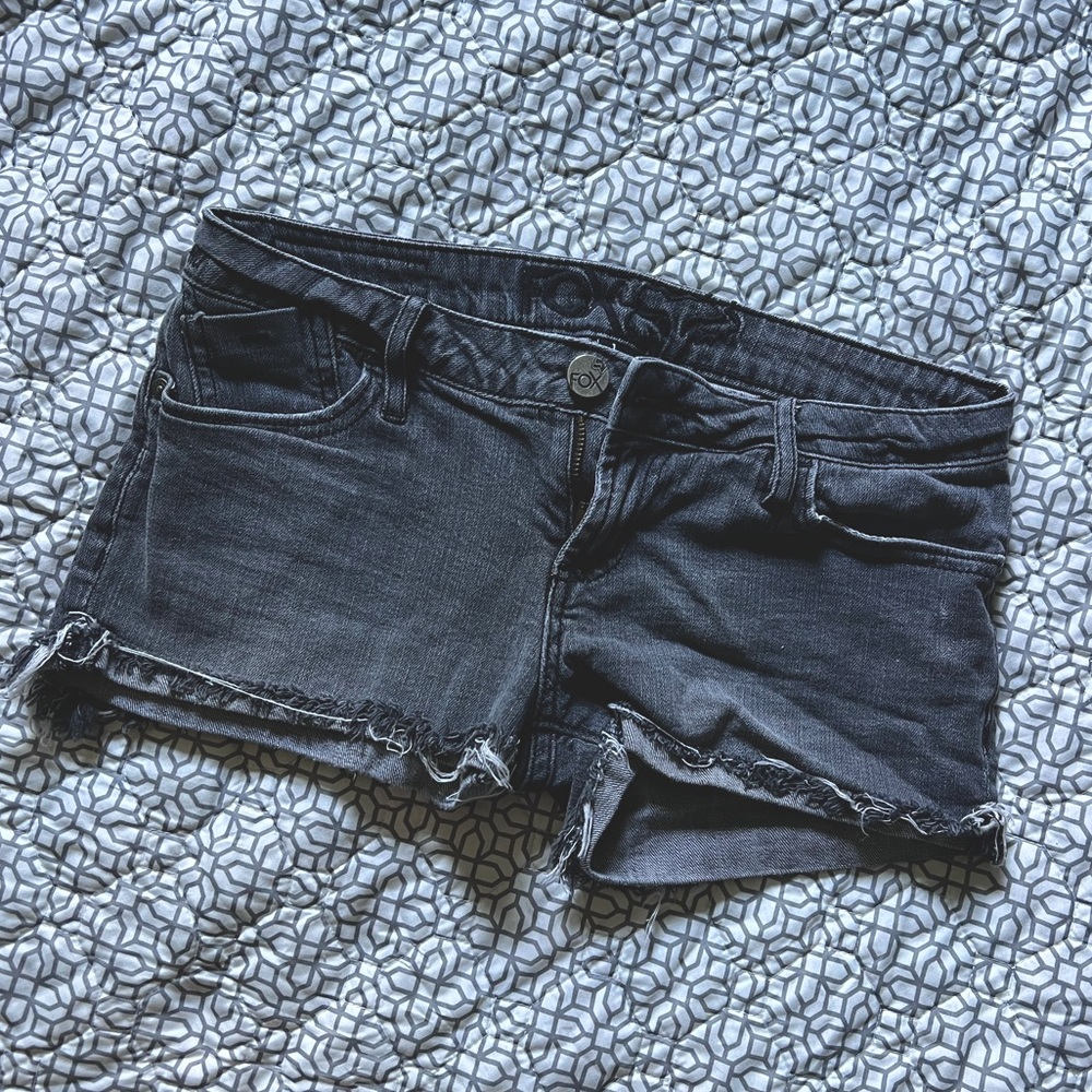 Extra Low Rise Jean Shorts